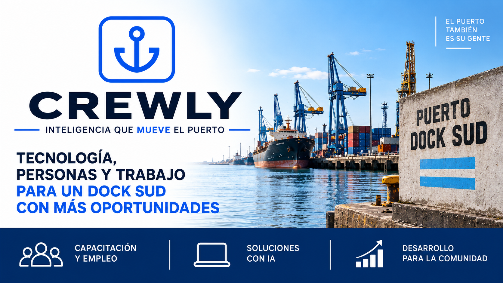 CREWLY en Puerto Dock Sud